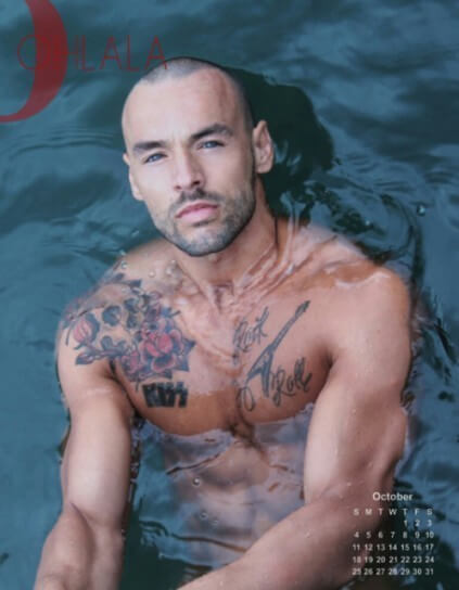 Eric Leto: il calendario "tutto-muscoli" per il 2015