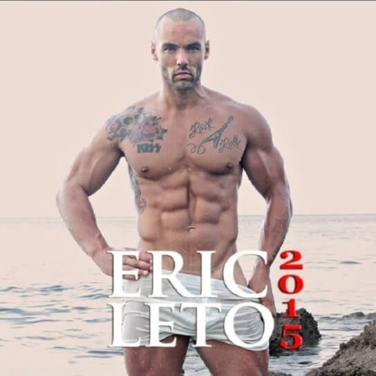 Eric Leto: il calendario "tutto-muscoli" per il 2015