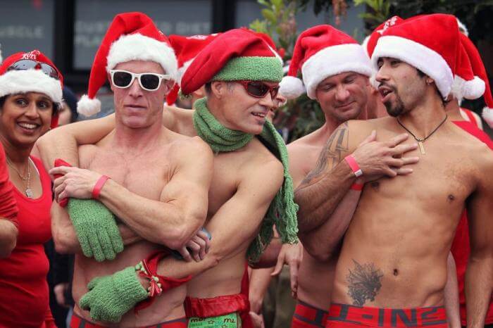 Santa Skivvies Run: torna la corsa dei Babbo Natale in slip