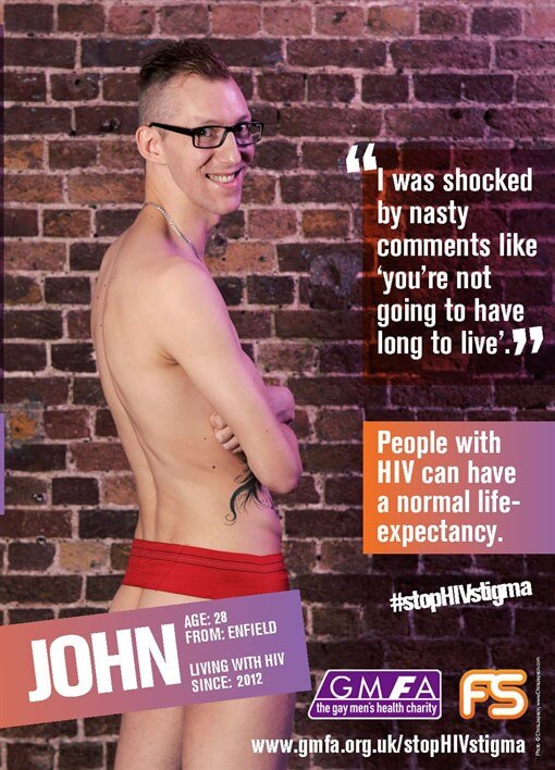 #stopHIVstigma: nudi per per dire basta allo stigma Hiv