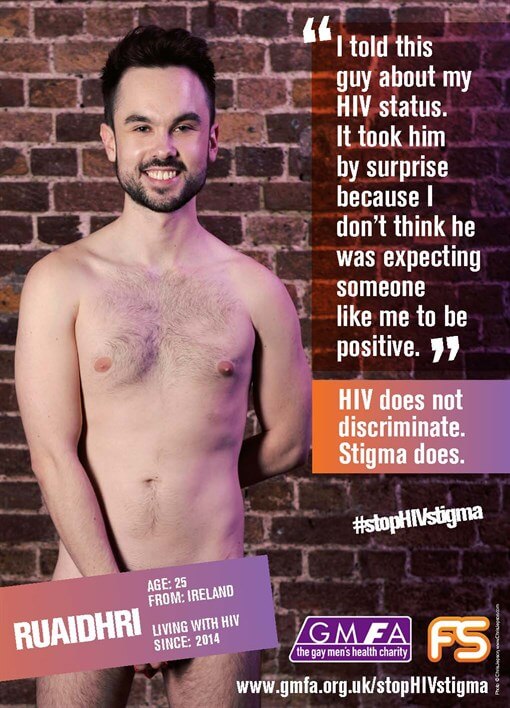 #stopHIVstigma: nudi per per dire basta allo stigma Hiv