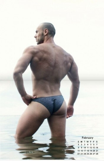 Eric Leto: il calendario "tutto-muscoli" per il 2015
