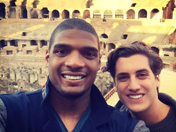 Michael Sam e Vito Cammisano: proposta di matrimonio a Roma - Michael Sam rugby proposta matrimonio BS - Gay.it