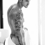 Adan González e i suoi tatuaggi in slip per Garçon Français - Thumbnail