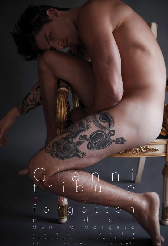Didio immortala Danilo Borgato: il sensuale omaggio a Gianni Versace