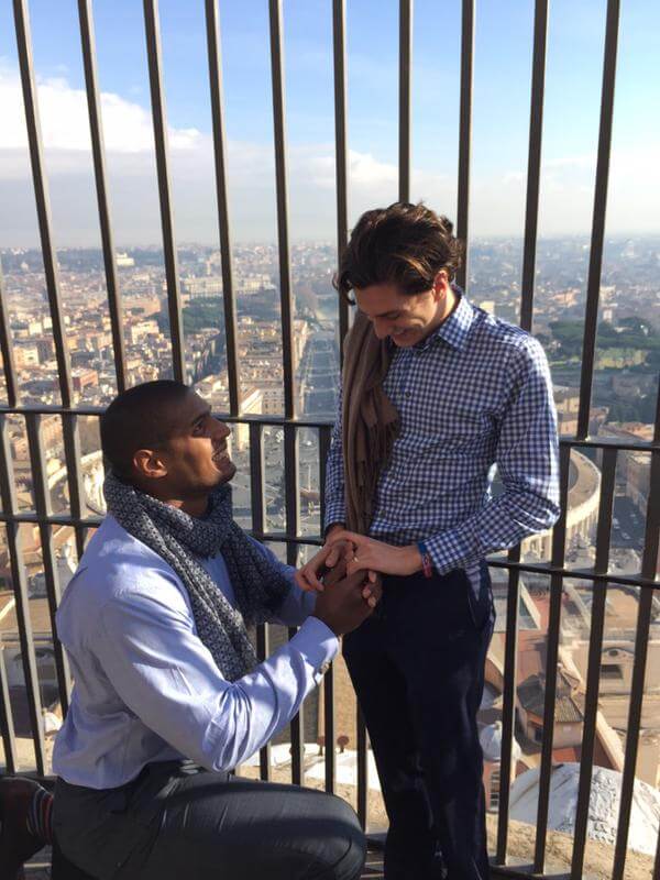Michael Sam: proposta di matrimonio sulla cupola di San Pietro