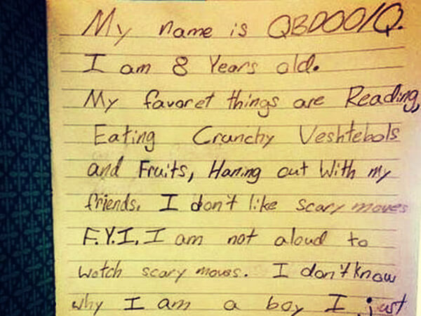 Transgender a 8 anni, l’adorabile lettera del giovane Qbdoo