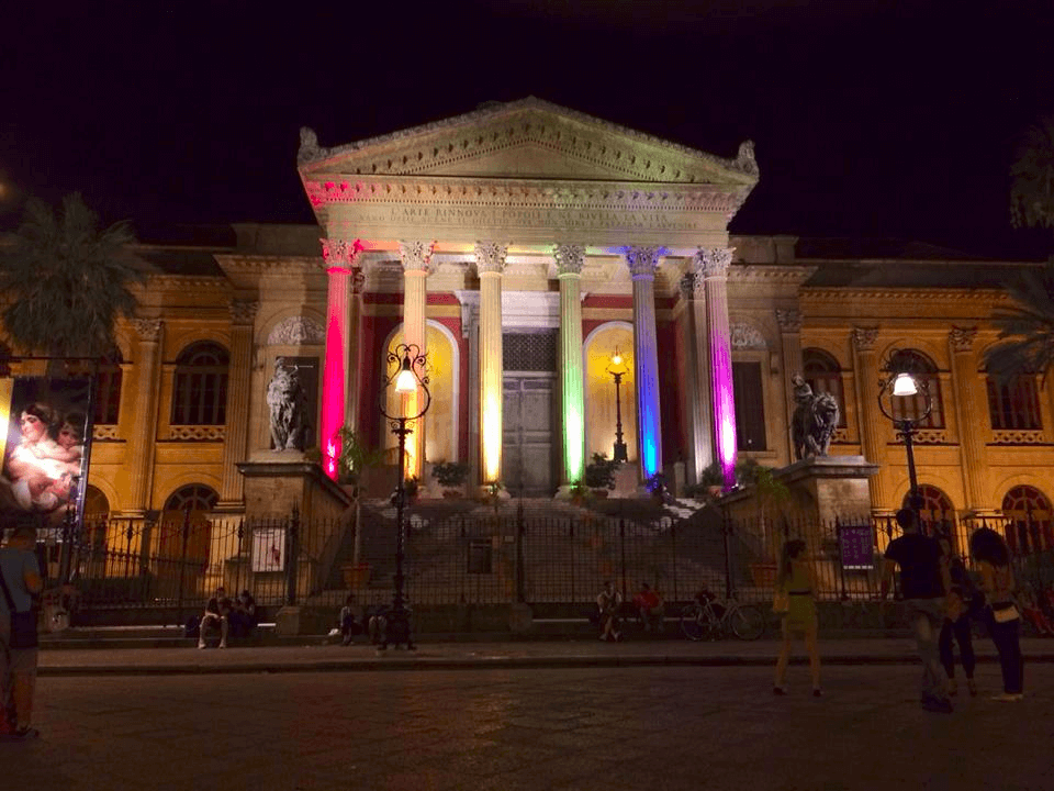 teatro massimo rainbow #amorealmassimo
