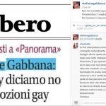 stefano gabbana smentisce - Thumbnail