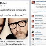 stefano gabbana smentisce - Thumbnail