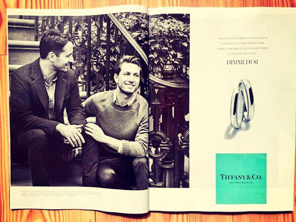 La pubblicità gay-friendly di Tiffany arriva in Italia