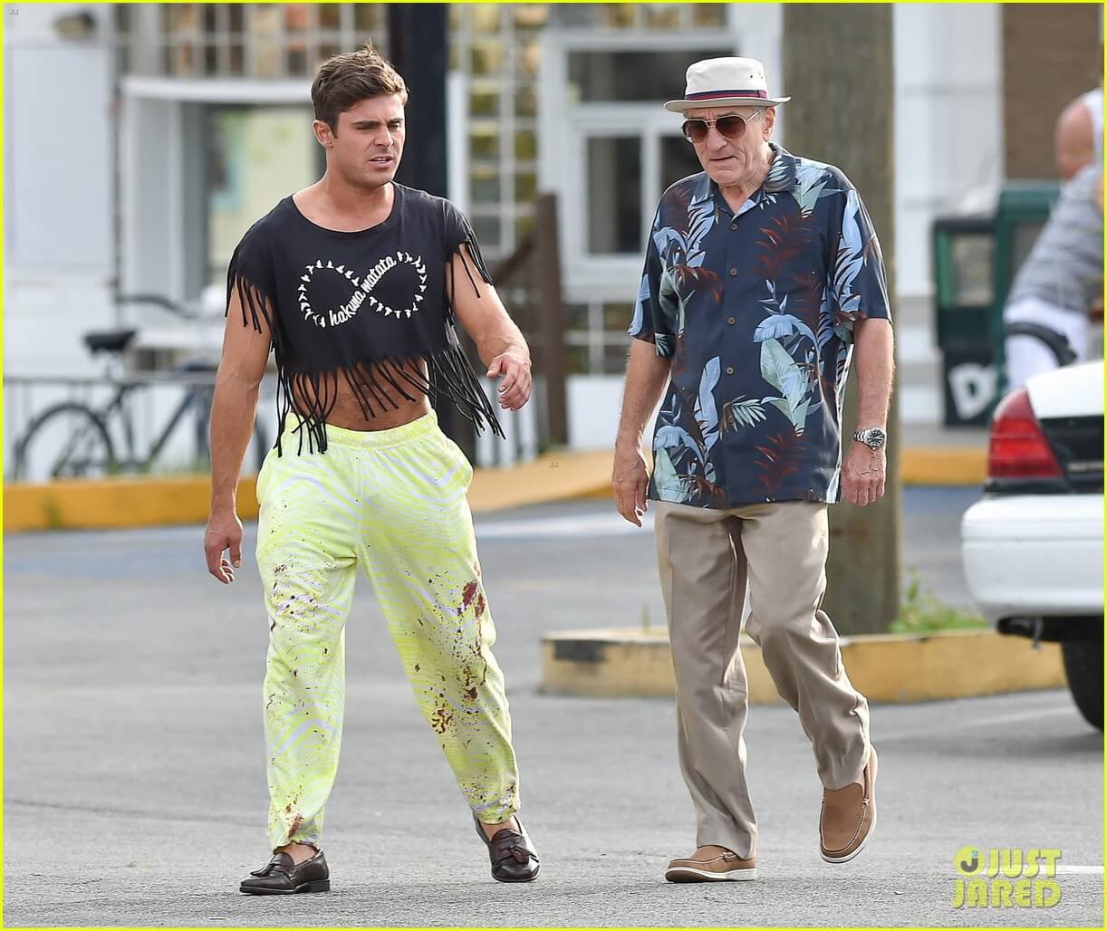 Zac Efron e il sobrissimo outfit sul set di "Dirty Grandpa"