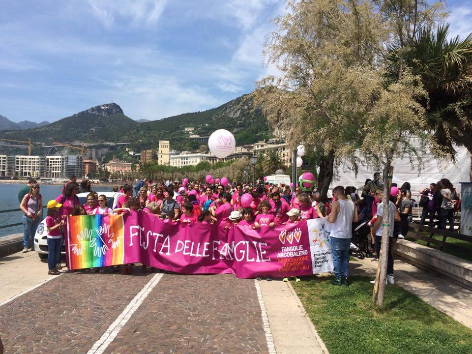 Famiglie Arcobaleno: a Salerno la Festa delle famiglie. Le immagini
