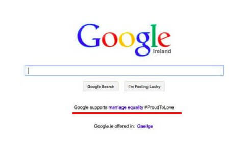 Oggi l'Irlanda vota sul matrimonio egualitario: Google sostiene il sì - google irlanda matrimonio bs - Gay.it