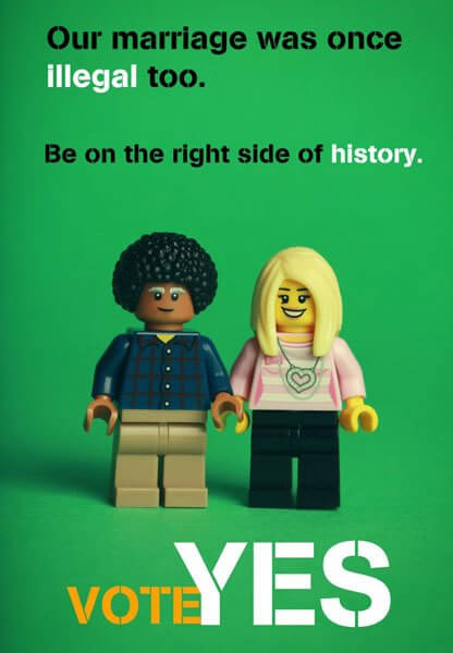 Anche i Lego dicono sì al matrimonio egualitario - FOTO