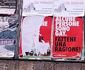 Livorno: sfregiati i manifesti contro l'omofobia e la transfobia