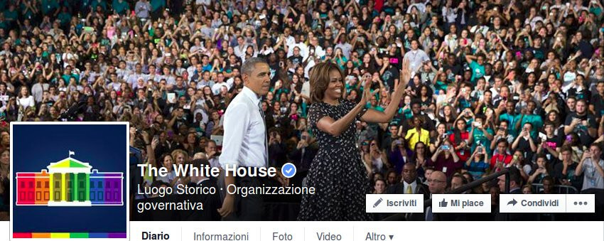 La Casa Bianca celebra il matrimonio egualitario sui social network