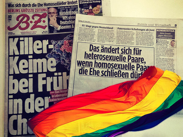 Cosa accadrebbe se venisse approvato il matrimonio gay? - matrimoni gay germania giornale conseguenze BS - Gay.it