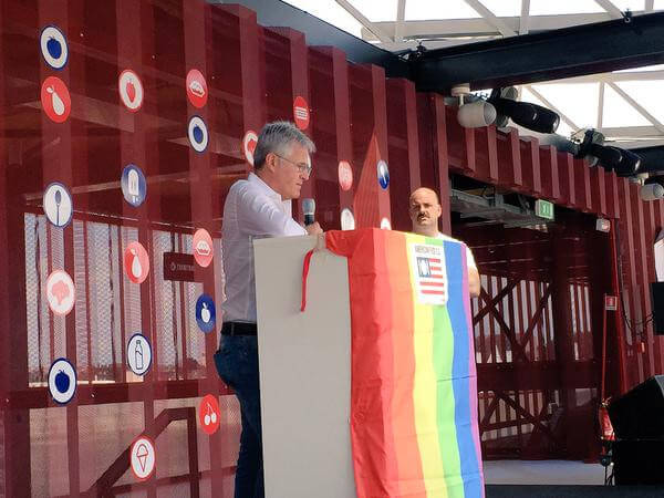 Il padiglione Usa a Expo celebra l'amore gay: "Una giornata storica"