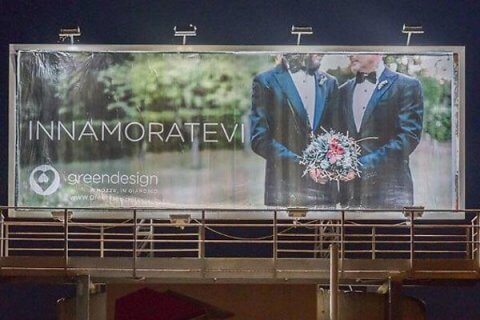 Innamoratevi: la pubblicità per il matrimonio egualitario a Terni - pubblicit terni - Gay.it