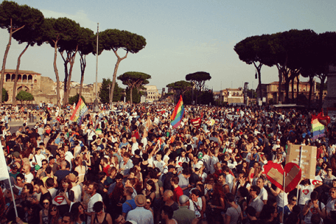Roma Pride 2015: le nostre immagini dalla parata - roma pride 2015 gay it BS - Gay.it