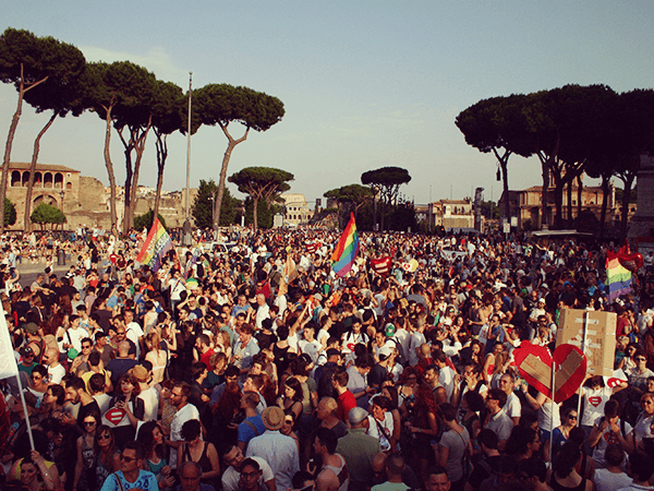 Roma Pride 2015: le nostre immagini dalla parata - roma pride 2015 gay it BS - Gay.it