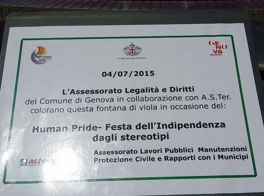 Liguria Pride: oggi Genova si è svegliata così
