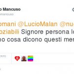 Malan su Twitter: "Arcigay? Dopo la mafia vengono loro" - Thumbnail