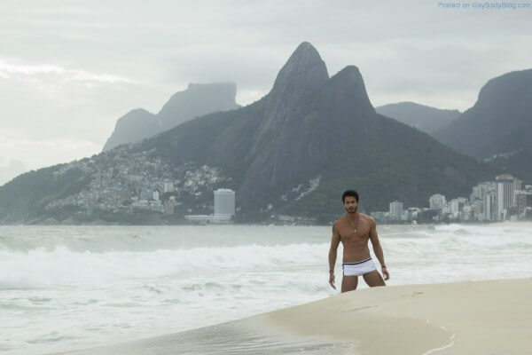 Lo splendido Gabriel Maciel  in una splendida Rio