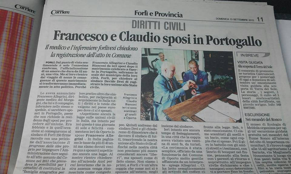 Le foto del matrimonio di Francesco e Claudio in Portogallo