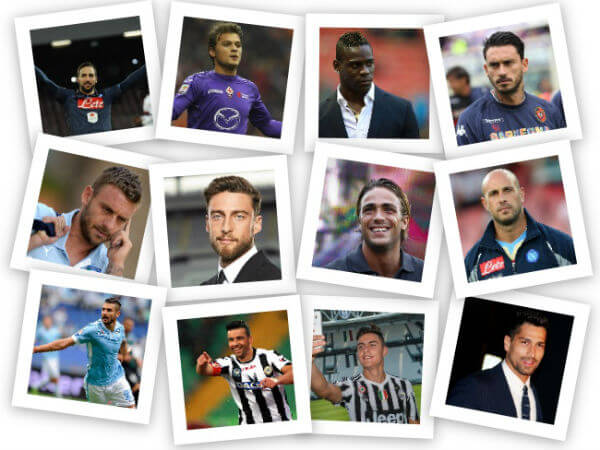 I 12 calciatori più hot della serie A: le foto