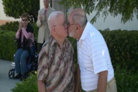Veterano 95enne sposa il compagno in casa di riposo - VIDEO - casariposomatr - Gay.it