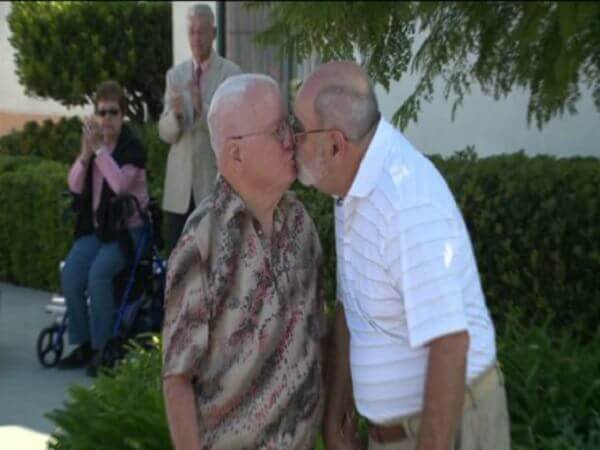 Veterano 95enne sposa il compagno in casa di riposo - VIDEO - casariposomatr - Gay.it