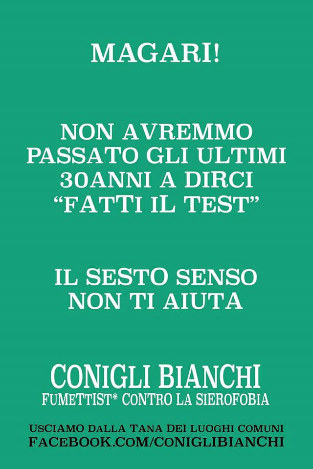 I Conigli Bianchi contro lo stigma sull'HIV