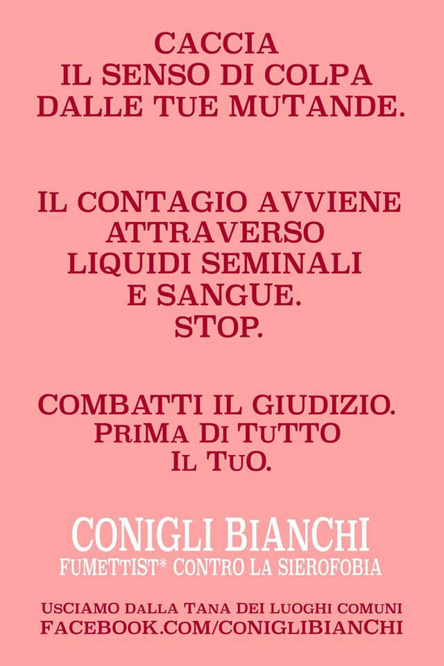 I Conigli Bianchi contro lo stigma sull'HIV
