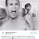Jamie Lee Curtis omaggia la madre recitando la sua scena in Psycho - Thumbnail