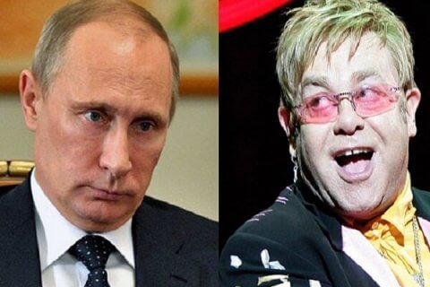 Il presidente Putin ha contattato telefonicamente Elton John - putinjohntelefonata - Gay.it