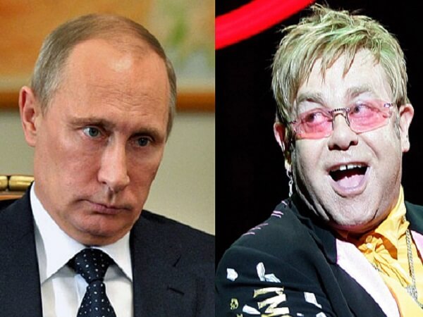 Il presidente Putin ha contattato telefonicamente Elton John