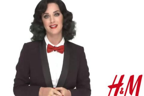 Katy Perry per H&M Holiday 2015 - Katy Perry HM elegant black dress1 - Gay.it