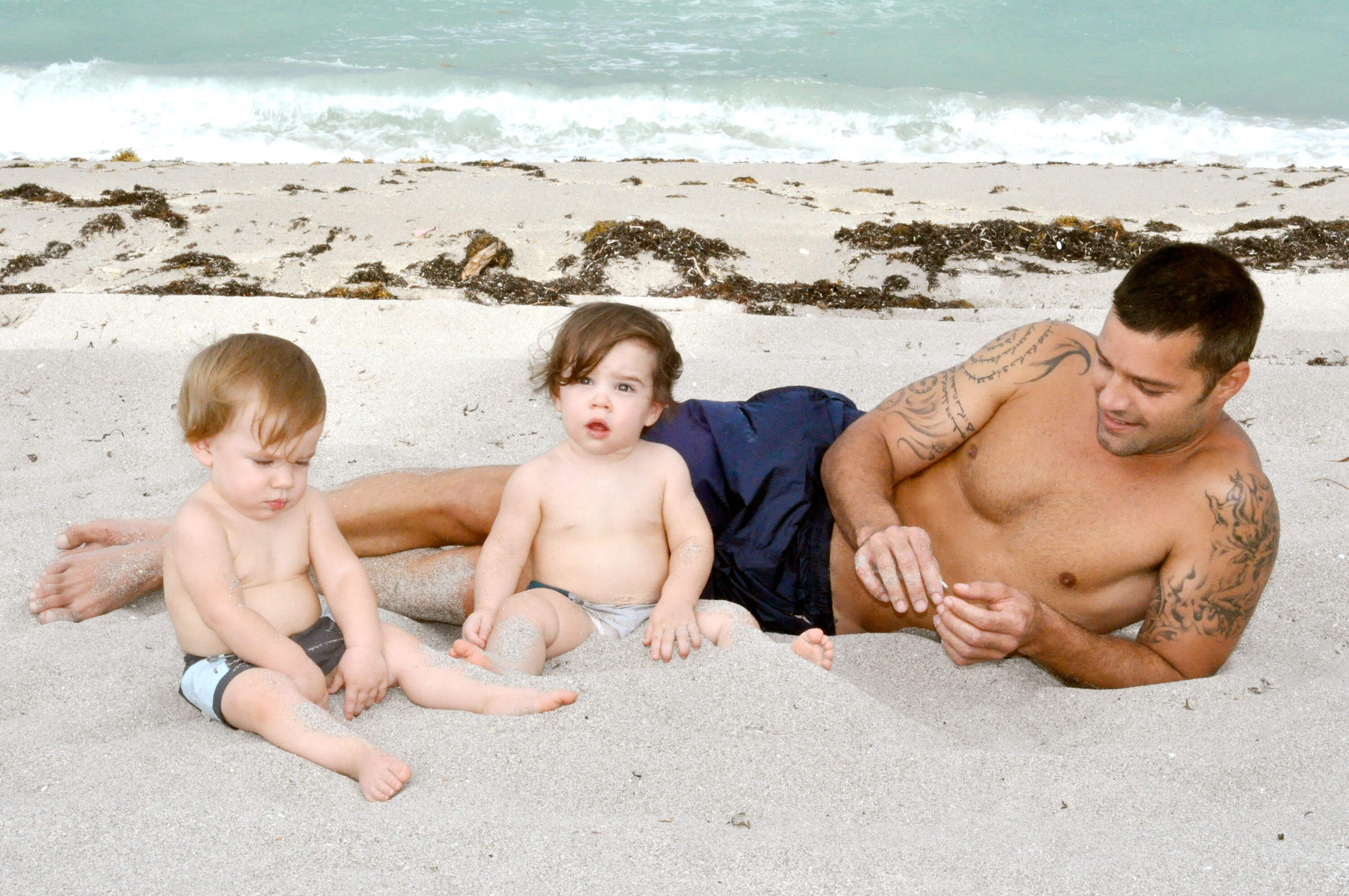 ricky-martin-children-beach