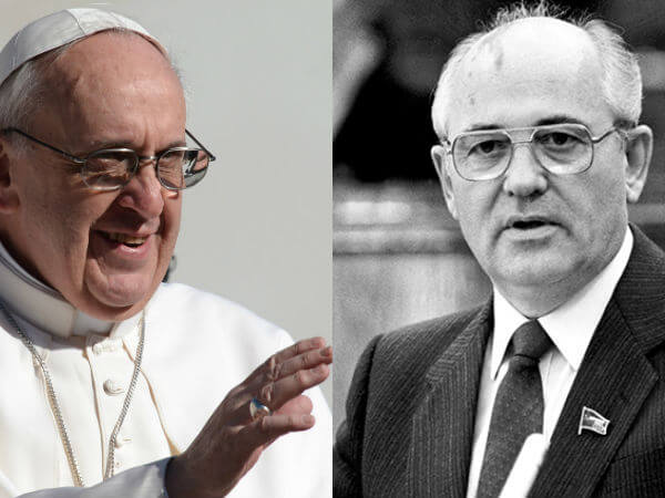 Mancuso: Papa Bergoglio sta alla Chiesa come Gorbaciov all'URSS - papa bergoglio gorbaciov 1 - Gay.it