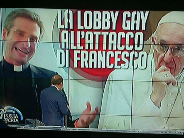 Le associazioni LGBT contro Vespa per il Porta a Porta di ieri sera - porta a porta lobby gay base 1 - Gay.it