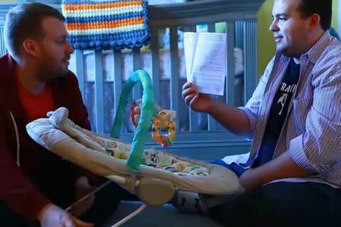 La storia di Anthony e Dom: l'amore per il loro bambino in un dolcissimo video - Birth of a Thankful Gay Dad Family - Gay.it