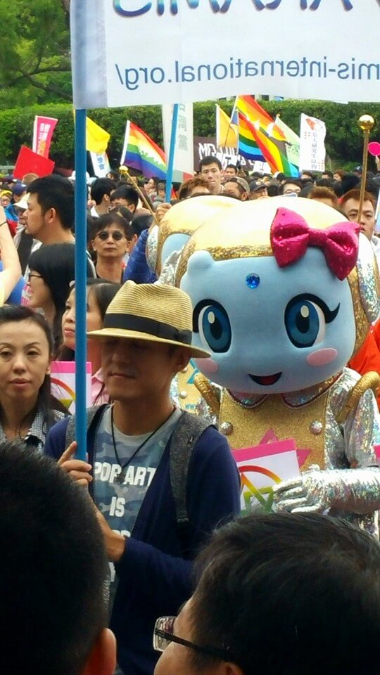 Gay Pride a Taiwan la notte di Halloween