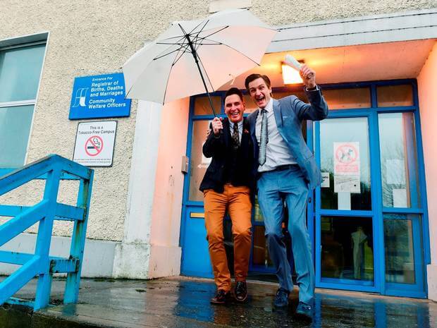 Ecco il primo matrimonio gay in Irlanda! Le immagini