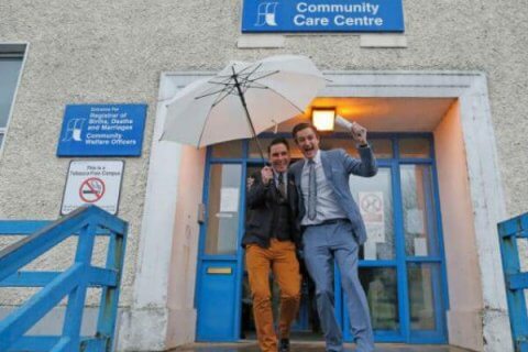 Ecco il primo matrimonio gay in Irlanda! Le immagini - gay marriage irlanda base - Gay.it