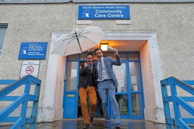 Ecco il primo matrimonio gay in Irlanda! Le immagini