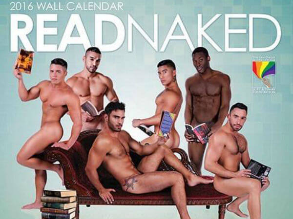 Modelli nudi per un originale invito a leggere libri - read naked base - Gay.it