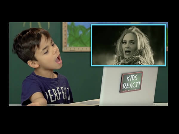 Bambini ascoltano Adele senza sapere chi sia: le bellissime reazioni