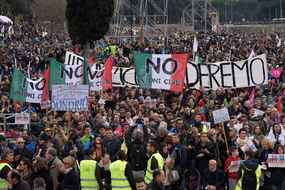Flop al Family Day, non oltre le 300.000 presenze